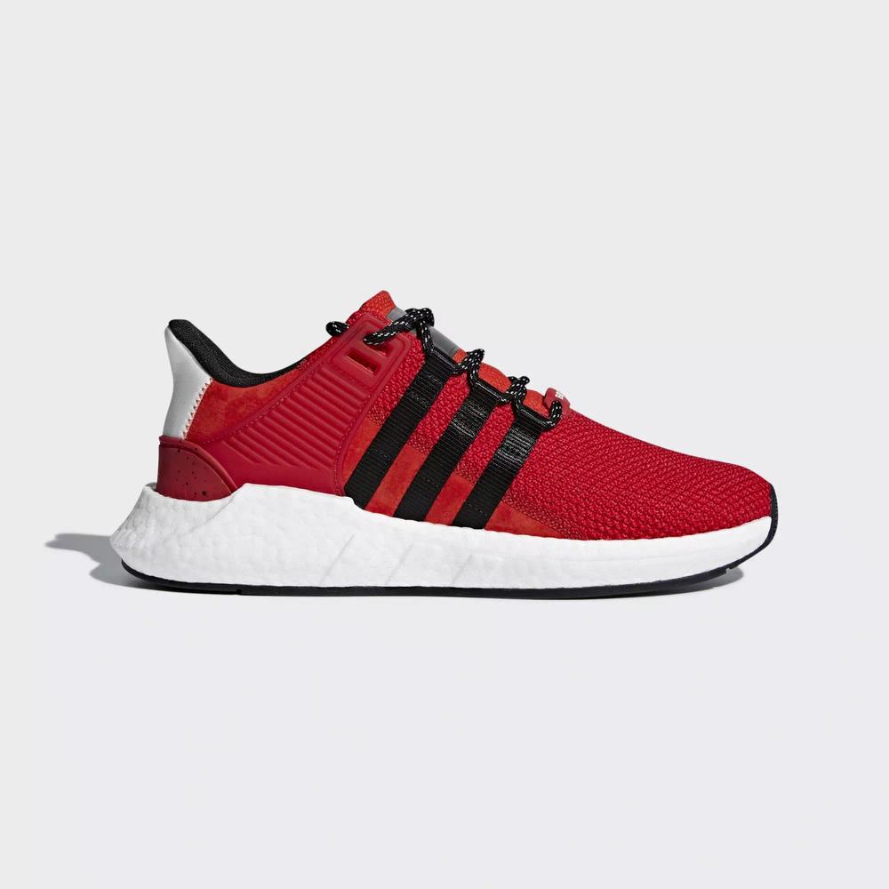 Adidas EQT Support 93/17 Tenis Rojos Para Hombre (MX-33742)